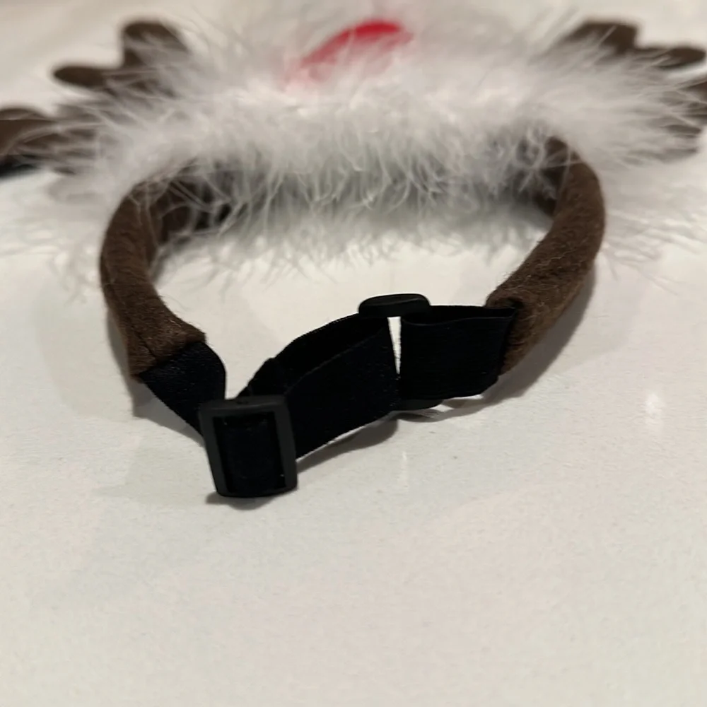 felt light weight Antlers Dog Accessory, Holiday dog - size adjustable